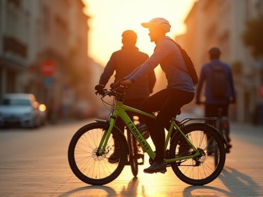Équipe de livreurs Livraison Gourmande à vélo dans Lyon