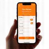 Téléphone affichant l’écran commande de l’app Livraison Gourmande